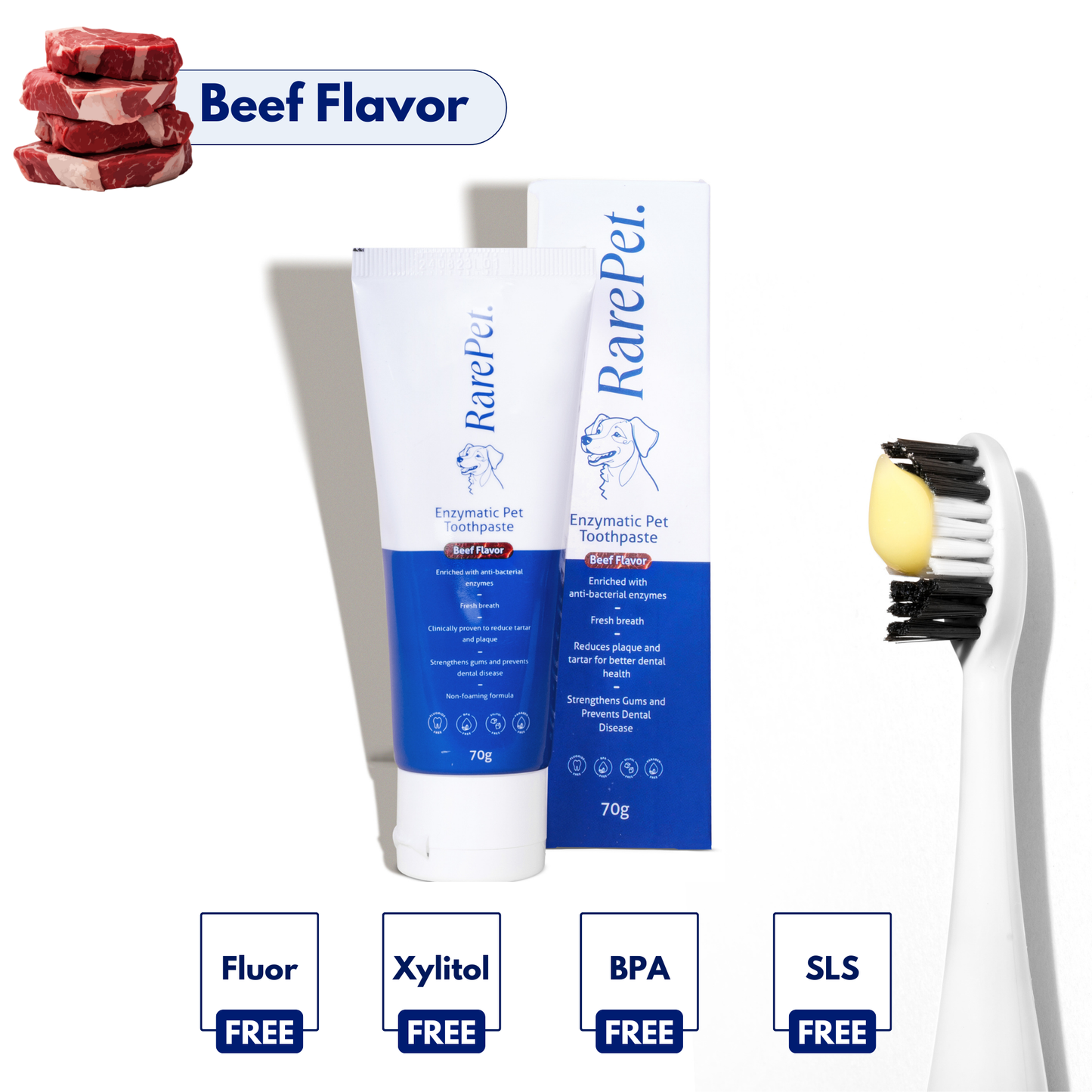 Natural Enzymatic Dog Toothpaste – Removes Tartar & Plaque