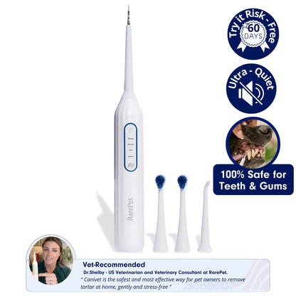 Canivet Kit - Silent Sonic Plaque & Tartar Remover for dogs